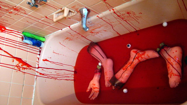 halloween blood bath haunted bathroom scariest gore create bloody ever four step techdigest