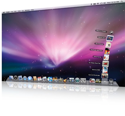 mac osx desktop. OS X Leopard First Day Review
