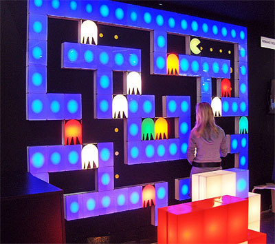 Pac-Man Wall Mural - Paris gets playful - Tech Digest