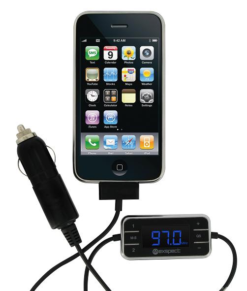 Exspect launches FM Transmitter range for iPod, iPhone  